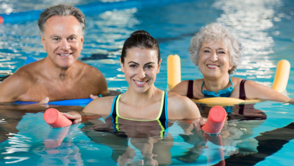 Aqua gym class Aqua gym class